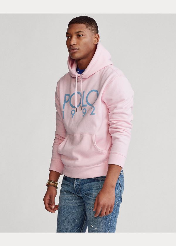 Polo 1992 best sale hoodie pink